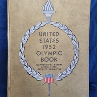 United States 1952 Olympic Book Quadrennial Report